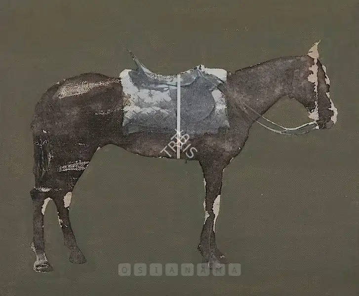 Sharma, Nataraj (Artist). Study for Vapi Horse. Mixed media on canvas, 2012 | Painting | FineArts | 00645234