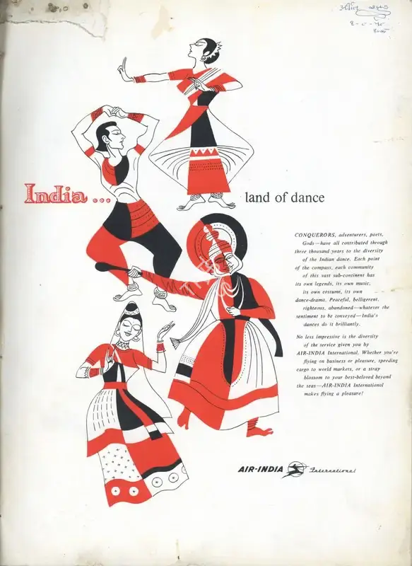 Air-India (Advertiser). India, 1957 | Advertisement