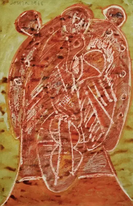 Souza, F.N. (Artist). Untitled, 1966 | Painting