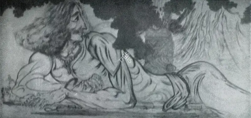 Bose, Nandalal (Artist). Arjuna. n.d. | Marg, December 1953 | Painting | FineArts | 00673999