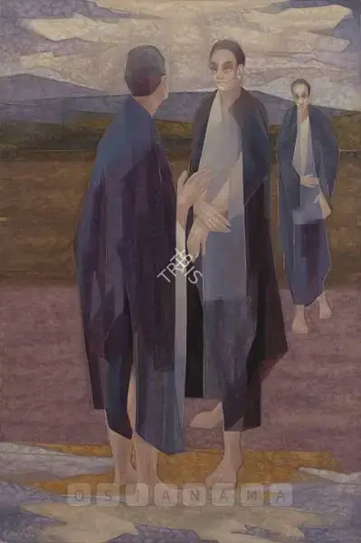 Sabavala, Jehangir (Artist). The Wayfarers - Ii, 1990 | Painting