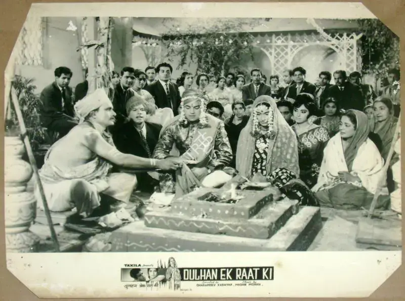 Malone, Rajendra (Cinematographer), Dulhan Ek Raat Ki, 1966 | Lobby Card | CinemaEducation | 00812074