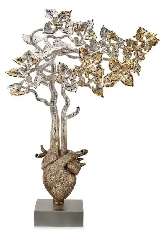 Singh, Dhananjay (Artist). Untitled. Bronze and stainless steel wire, 2022 | Sculpture | FineArts | 00358030