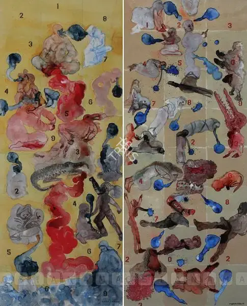 Malani, Nalini (Artist). Hieroglyphs 2002, 2005 | Painting