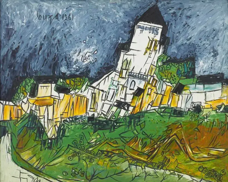 Souza, F.N. (Artist). Untitled, 1961 | Painting