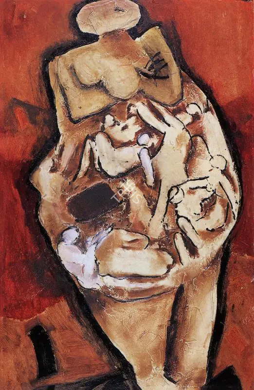 Sud, Anupam (Artist). Untitled. Mixed media on card, n.d. | Painting | FineArts | 00372482