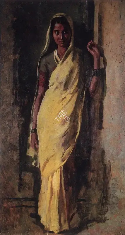 Deuskar, Gopal (Artist). The Milkmaid, 1955 | Painting