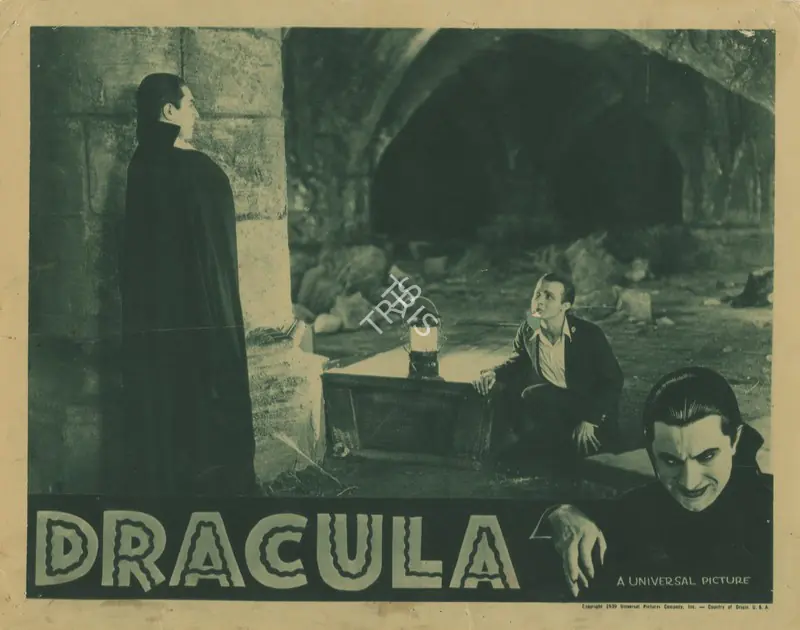 Browning, Tod (Producer), Dracula, 1931. For the rerelease of Dracula in 1939 | Film Advertisement, 1939 | CinemaEducation | 00795083