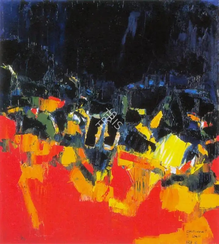 Raza, S.H. (Artist). Untitled, 1962 | Painting
