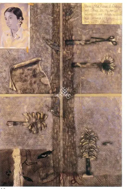 Dodiya, Atul (Artist). Paper Tree, 1985 | Painting
