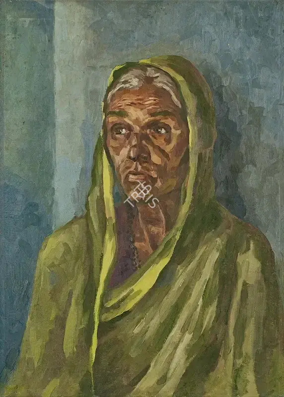Patwardhan, Sudhir (Artist). Sakhubai, 1972 | Painting