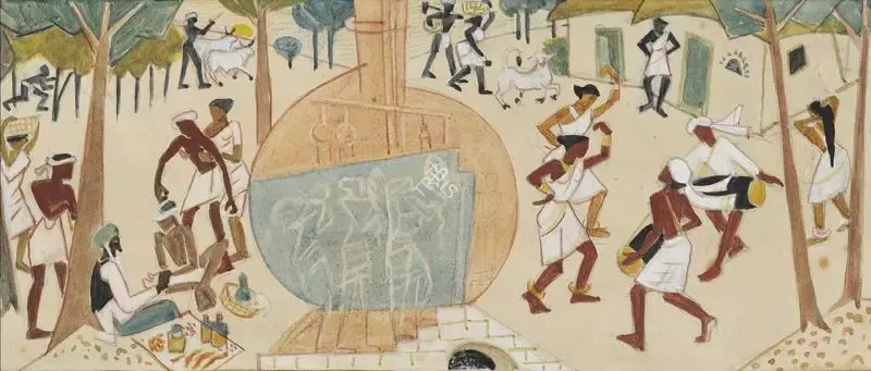 Hebbar, K.K. (Artist). Untitled, n.d. | Painting