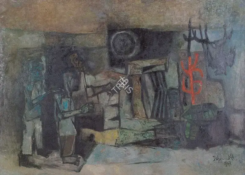 Mahammad, Isha (Artist). Destruction, 1967 | Painting