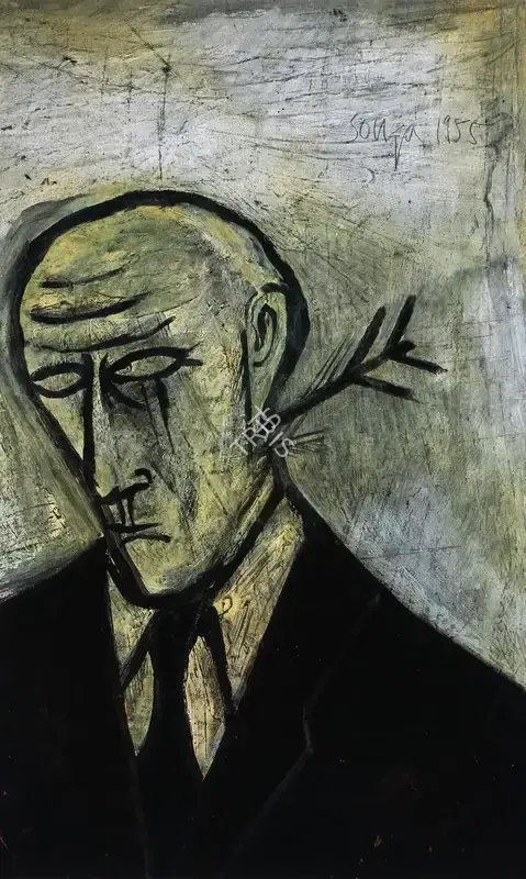 Souza, F.N. (Artist). Untitled, 1955 | Painting
