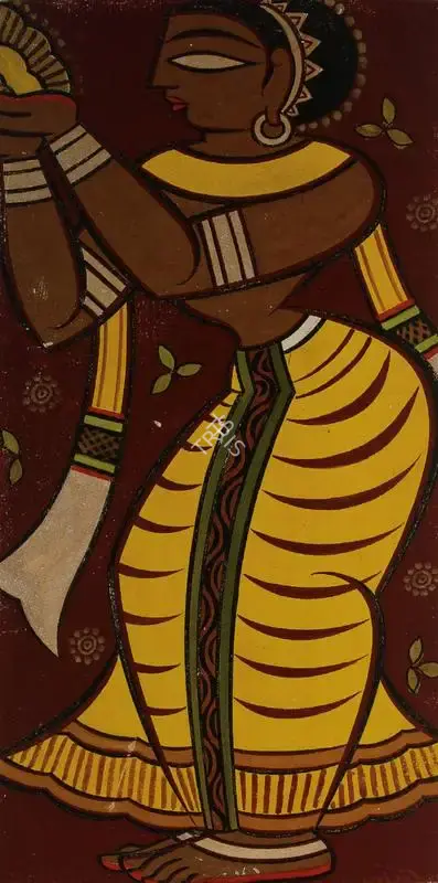 Roy, Jamini (Artist). Untitled (Dancer), n.d. | Painting