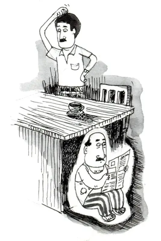 Imchen, Meren (Artist). When the Morning Paper Goes Missing, You can be Sure He's Stolen it to Study the Horoscope, n.d. | Graphic Art