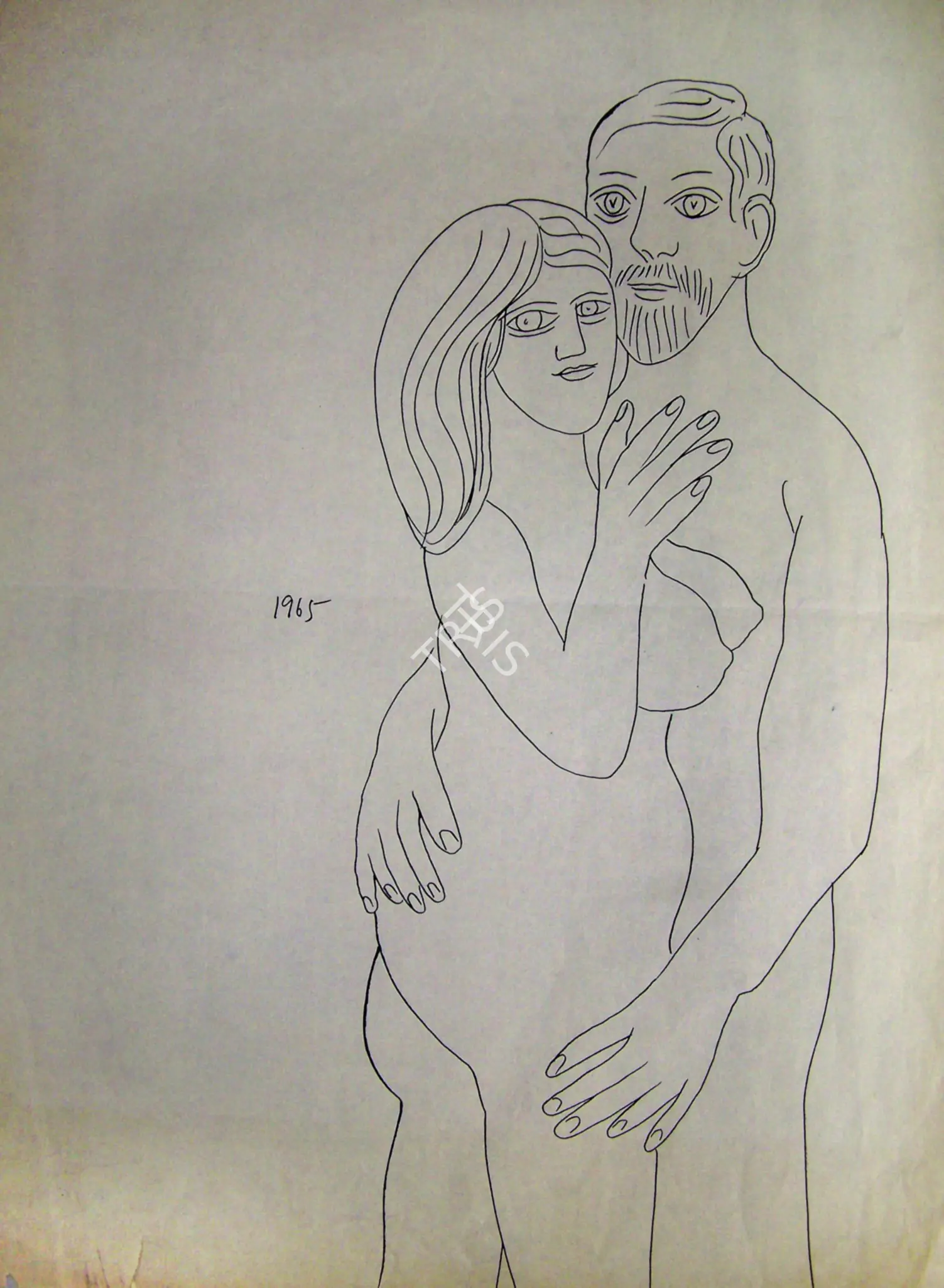 Souza, F.N. (Artist). Untitled, 1965 | Drawing