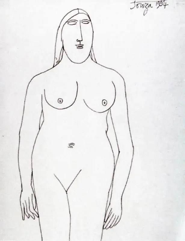 Souza, F.N. (Artist). Untitled, n.d. | Drawing