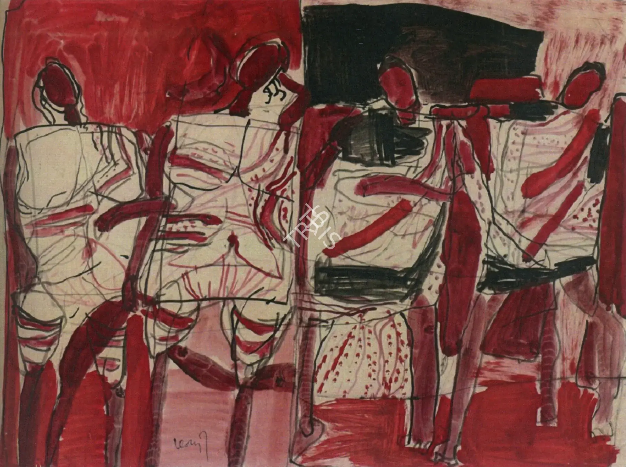Subramanyan, K.G. (Artist). Untitled, 1962-1963 | Painting