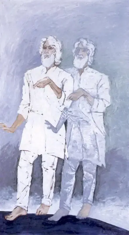 Husain, M.F. (Artist). Self Portrait, 1982 | Painting