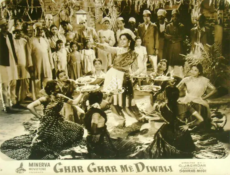 Modi, Sohrab (Producer), Ghar Ghar Me Diwali, 1955 | Lobby Card | CinemaEducation | 00816700