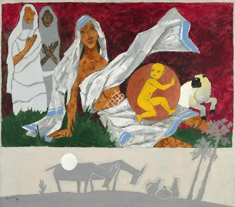 Husain, M.F. (Artist). Untitled, 1982 | Painting