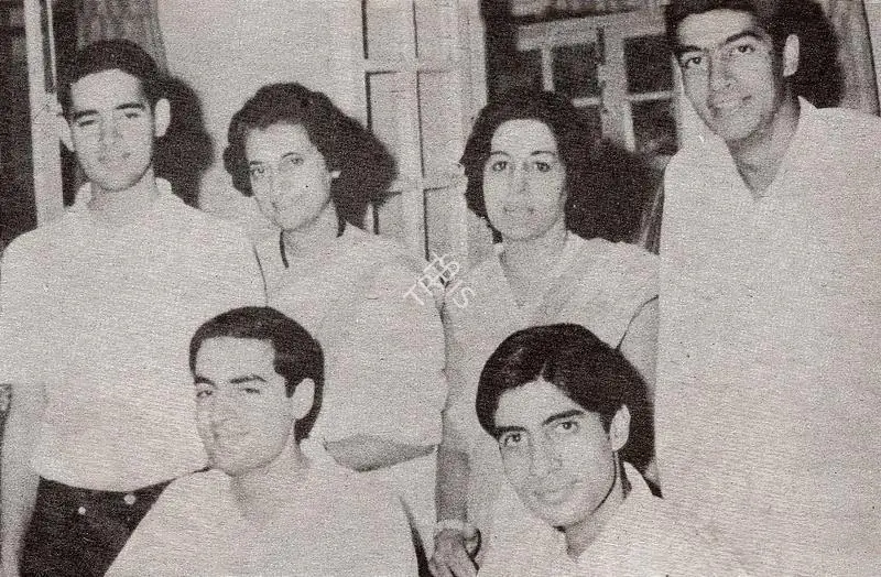 Unknown (Photographer). With the  Gandhis. mid 1950s | Contemporary Photograph, The Bachchans, 2024 | CinemaEducation | 00506290