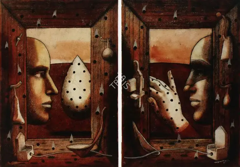 Santhosh, T.V. (Artist). Untitled, n.d. | Painting