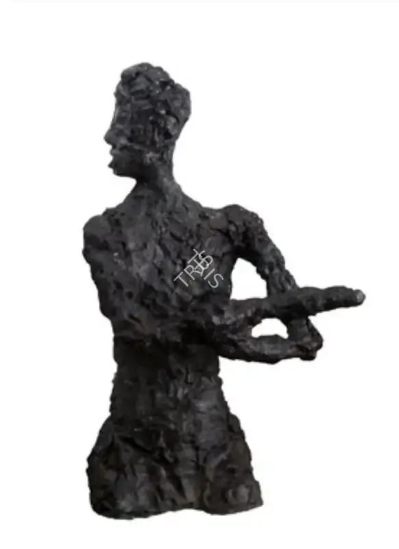 Patel, Gieve (Artist). Eklavya. Bronze, 2006 | Sculpture | FineArts | 00336011