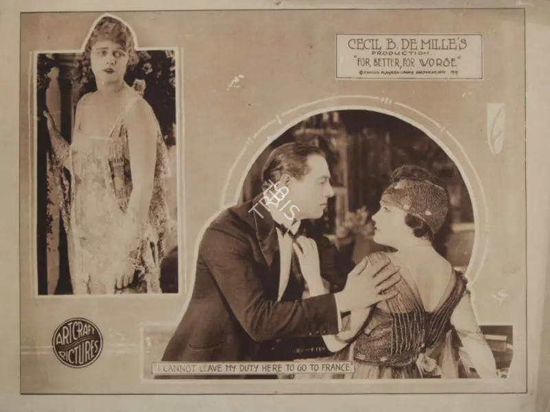 DeMille, Cecil B. (Director), For Better, for Worse, 1919 | Lobby card | CinemaEducation | 00789876