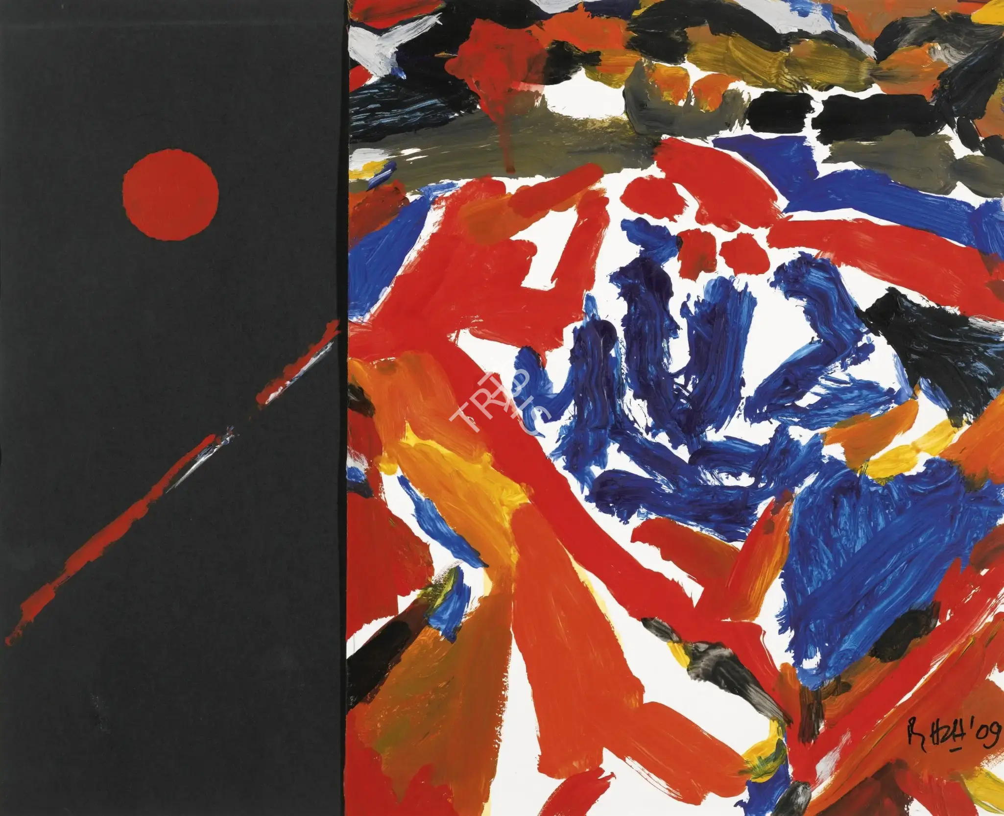 Raza, S.H. (Artist). Untitled, 2009 | Painting