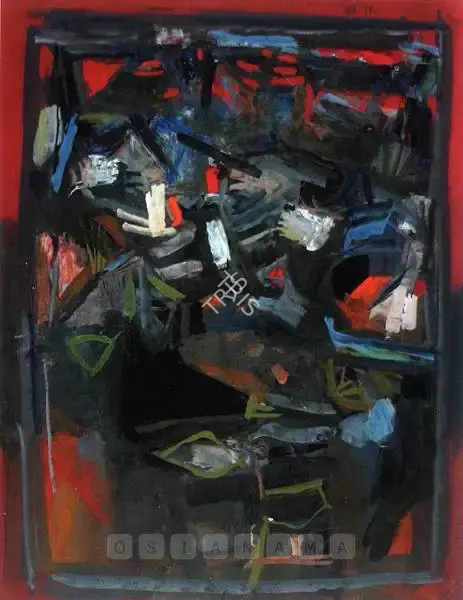 Raza, S.H. (Artist). Untitled, 1958 | Painting