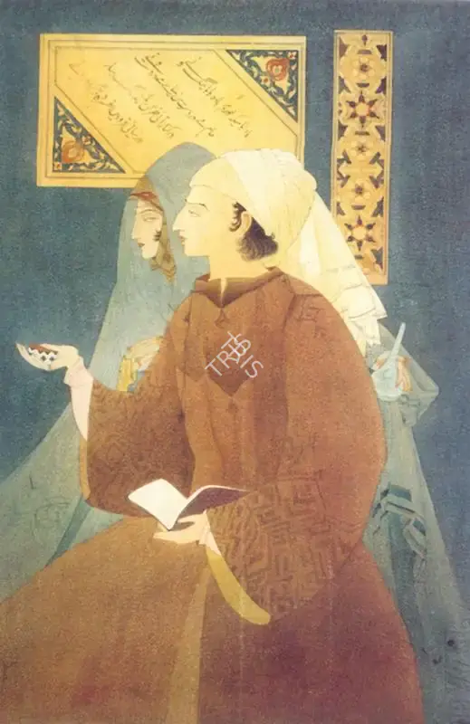 Chughtai, M.A.R. (Artist). The Young Poet, n.d. | Painting