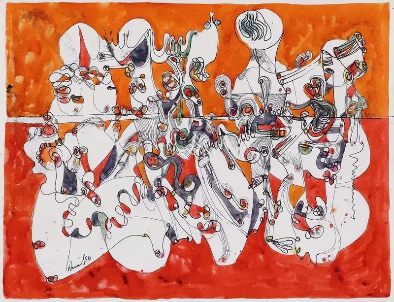 Chandra, Avinash (Artist). Untitled, 1964 | Painting