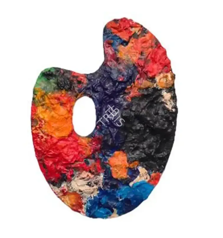Raza, S.H. (Artist). Artist Palette, 2000-2004 | Painting