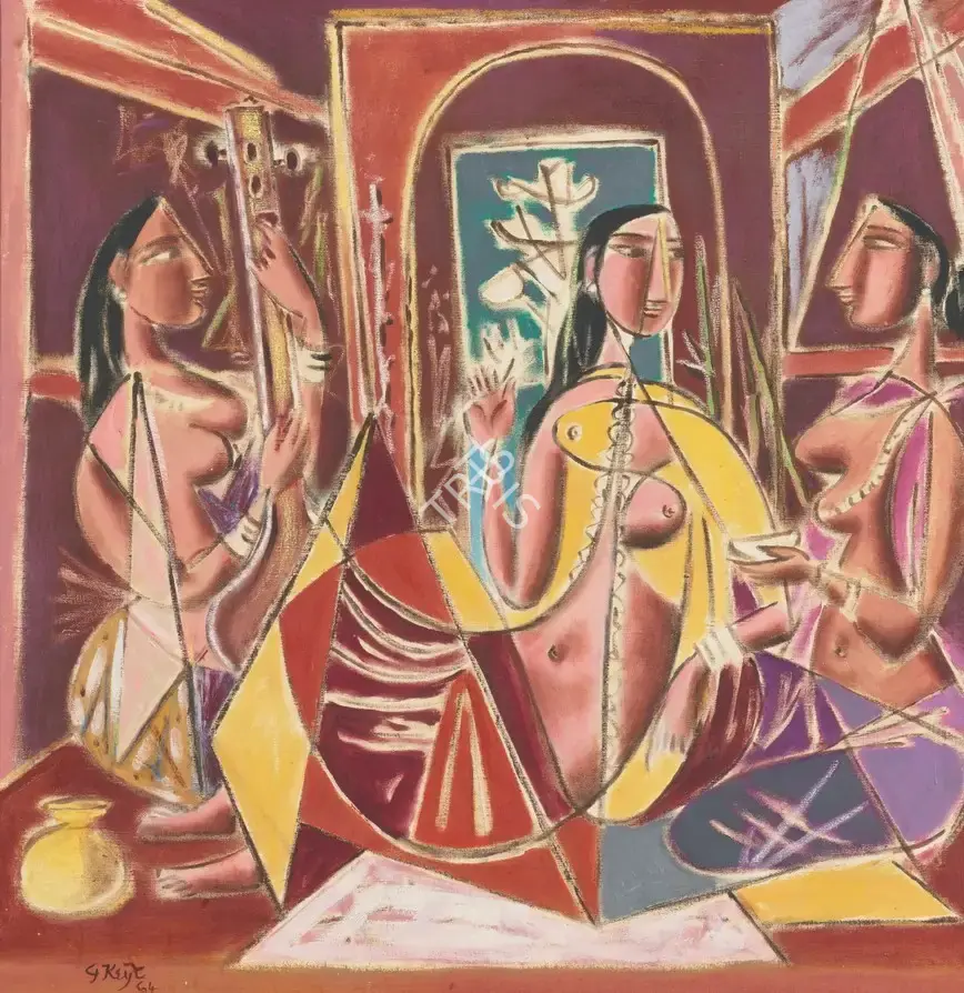 Keyt, George (Artist). Untitled, 1964 | Painting
