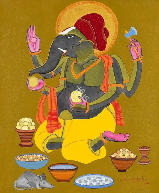 Vaikuntam, Thota (Artist). Untitled. Acrylic on canvas, 2013 | Painting | FineArts | 00646547