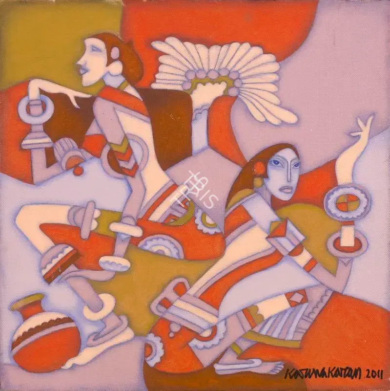 Karunakaran, C.N. (Artist). Anxiety, 2011 | Painting