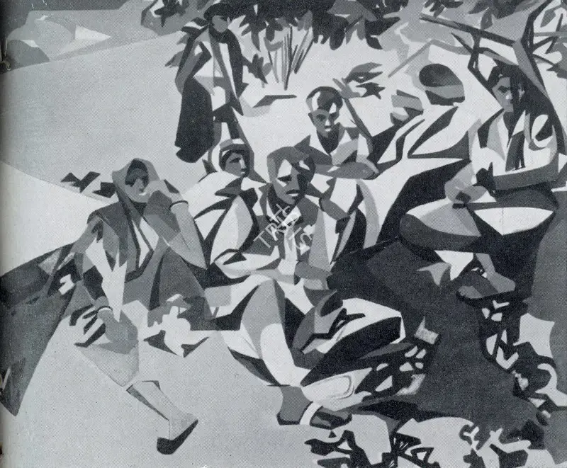 Sabavala, Jehangir (Artist). Still Life with Speckled Leaves. n.d. | Marg, December 1956 | Painting | FineArts | 00674034
