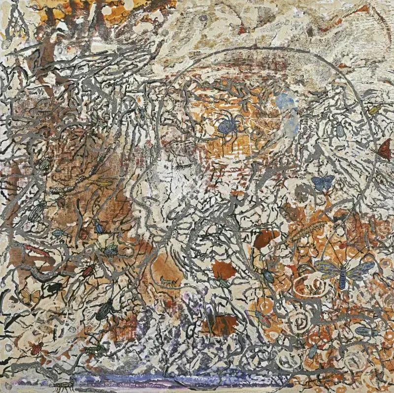 Chakravarty, Jayashree (Artist). Untitled. Acrylic & oil on canvas, 2006-2007 | Painting | FineArts | 00334912