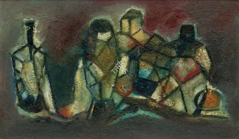 Bakre, S.K. (Artist). Untitled. Oil on board, n.d. | Painting | FineArts | 00646018