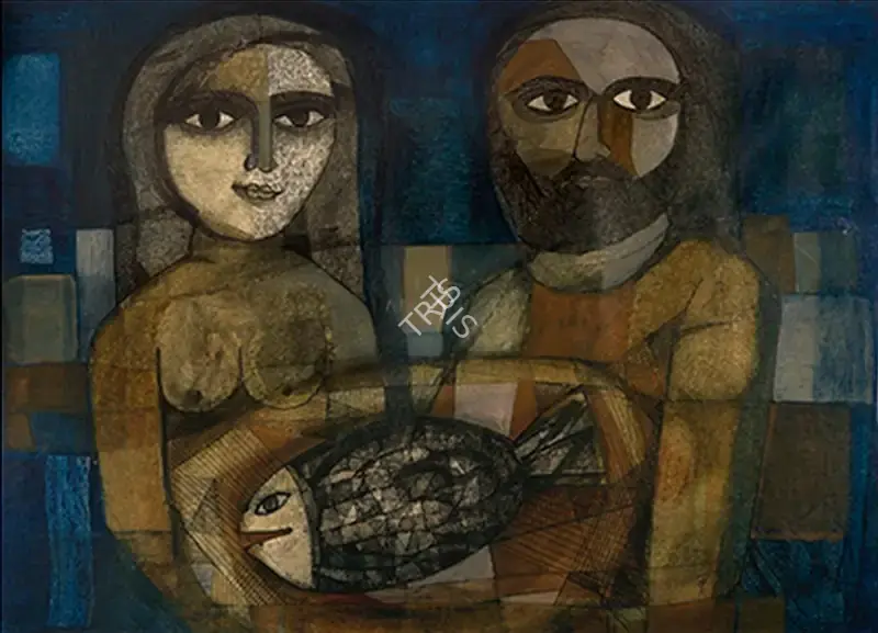 Narayan, Badri (Artist). Untitled, n.d. | Painting