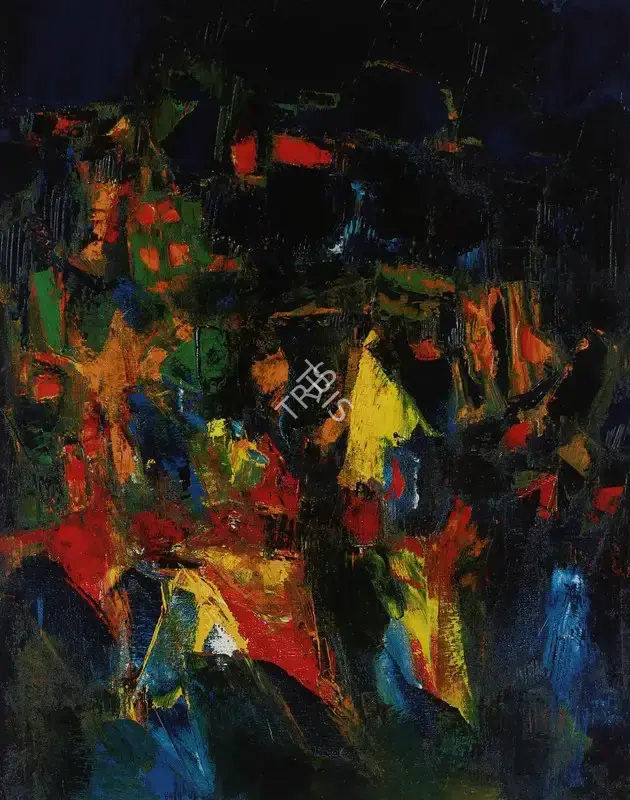 Raza, S.H. (Artist). Untitled, 1962 | Painting