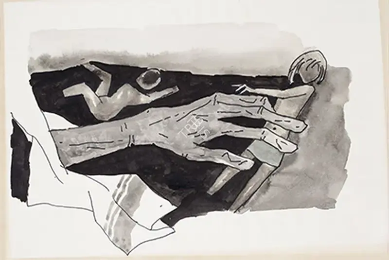 Husain, M.F. (Artist). Untitled, 1980 | Drawing