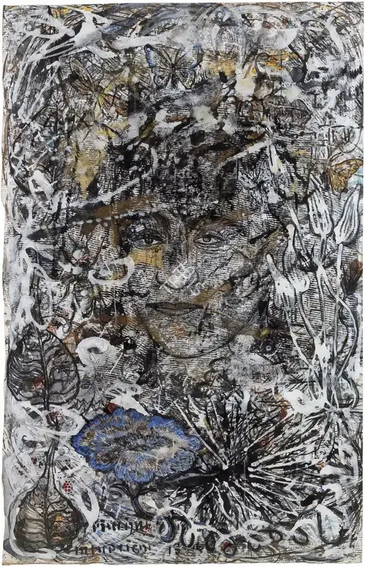 Chakravarty, Jayashree (Artist). Untitled. Oil and acrylic on paper pasted on board, 2005 | Painting | FineArts | 00331903