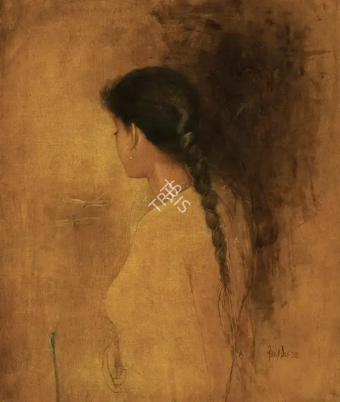 Das, Arup (Artist). Untitled. Oil on canvas, 2001 | Painting | FineArts | 00603676