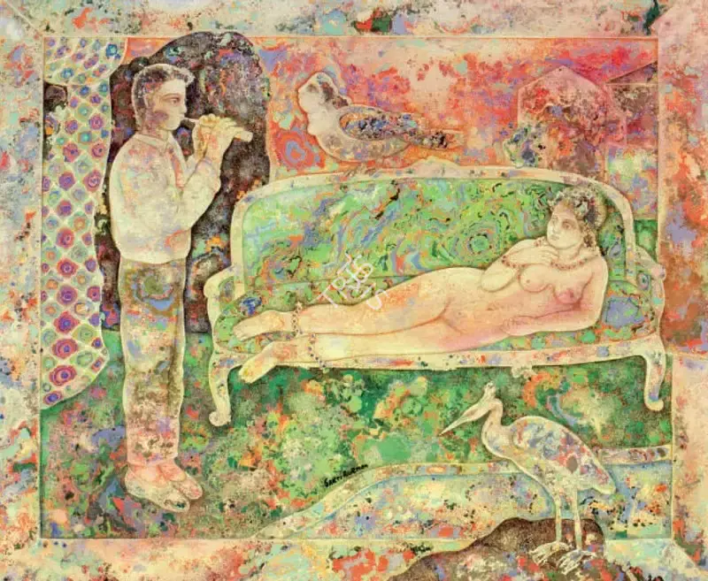 Burman, Sakti (Artist). Untitled, c.1990s | Painting