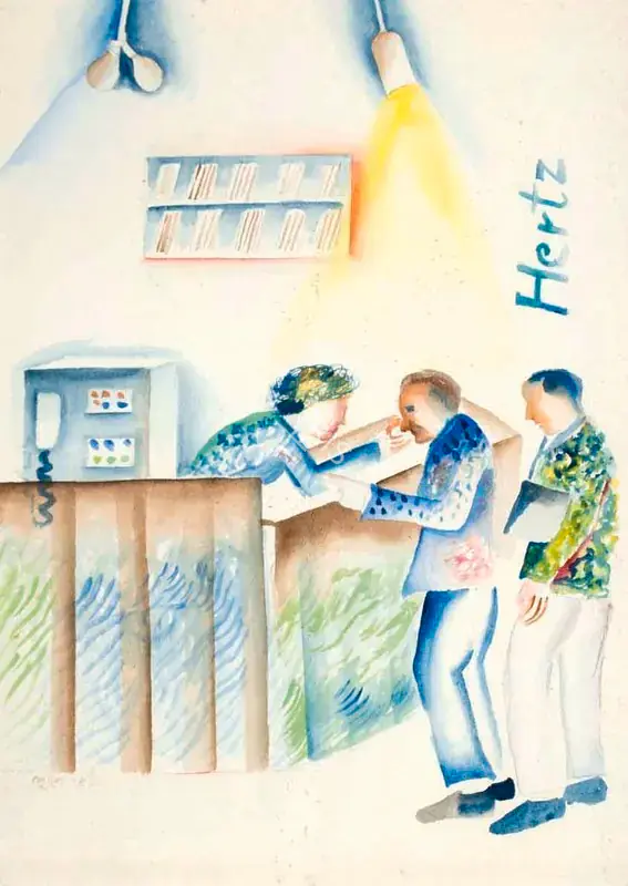 Khakhar, Bhupen (Artist). Untitled, 1983 | Painting