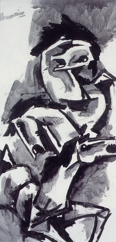 Husain, M.F. (Artist). Horses, 1995 | Painting