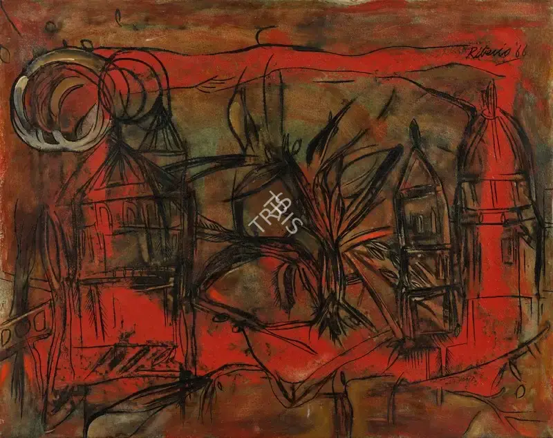 Ribeiro, Lance (Artist). Burnt Landscape, 1966 | Painting